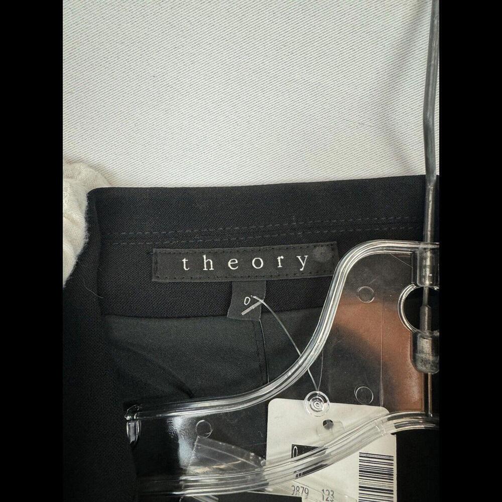 Theory Gabe B 2 Single Breasted Blazer Jacket Black Size 0 US - Picture 4 of 7
